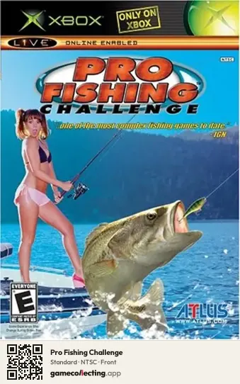 Pro Fishing Challenge Xbox, NTSC box front