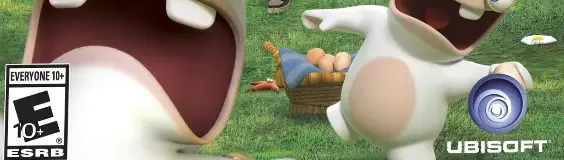 Rabbids Invasion, the ESRB box on its front