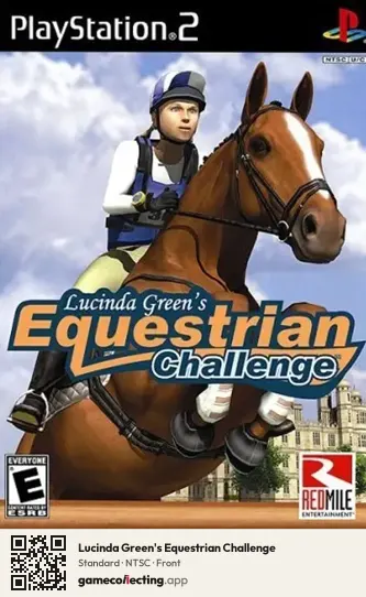 Lucinda Green's Equestrian Challenge PlayStation 2, NTSC box front