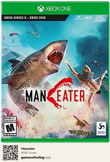 Maneater Xbox Series X, NTSC box front