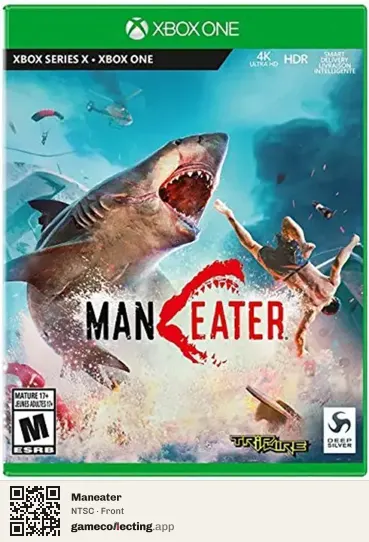 Maneater Xbox Series X, NTSC box front