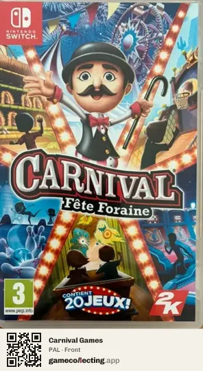 Carnival Games Nintendo Switch, PAL box front