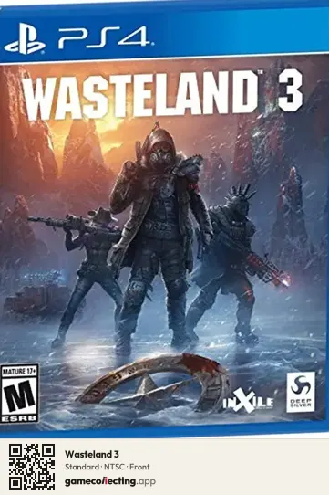 Wasteland 3 PlayStation 4, NTSC box front