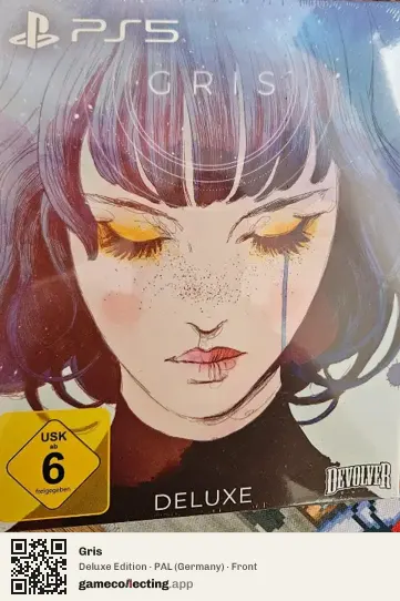 Gris PlayStation 5, Germany box front