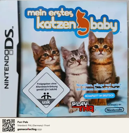 Purr Pals Nintendo DS, Germany box front