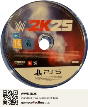 WWE 2K25 PlayStation 5, PAL disc