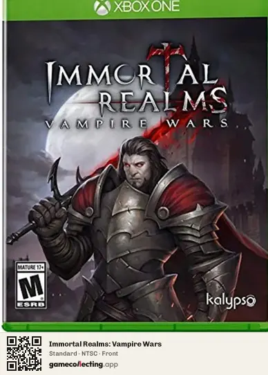 Immortal Realms: Vampire Wars Xbox One, NTSC box front