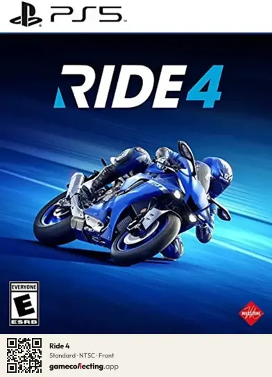 Ride 4 PlayStation 5, NTSC box front