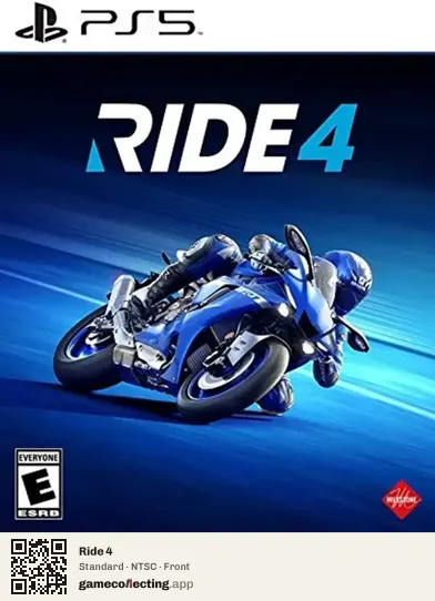 Ride 4 PlayStation 5, NTSC box front