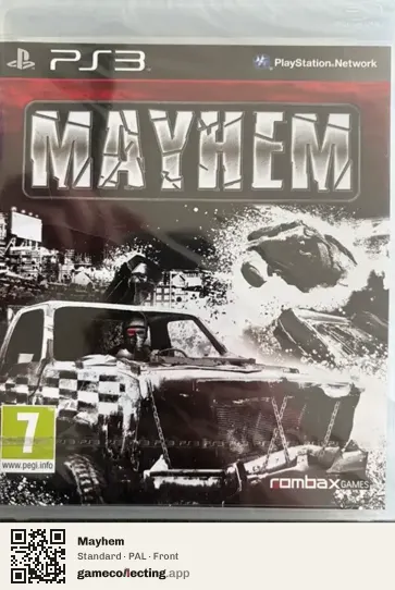 Mayhem PlayStation 3, PAL box front