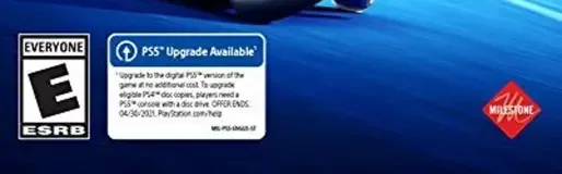 Ride 4, the ESRB box on its front