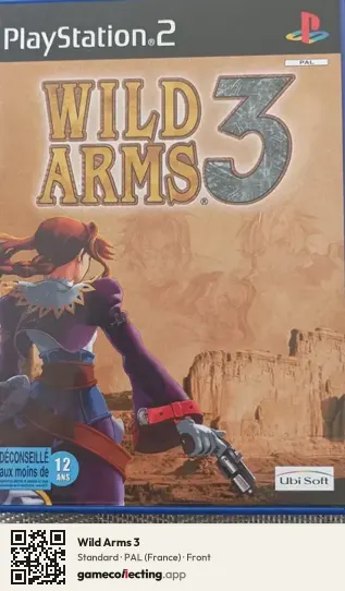 Wild Arms 3 PlayStation 2, France box front