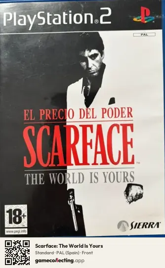 Scarface: The World Is Yours PlayStation 2, Spain box front