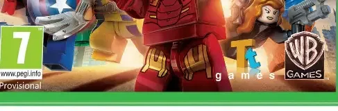 LEGO Marvel Super Heroes, the PEGI square on its front