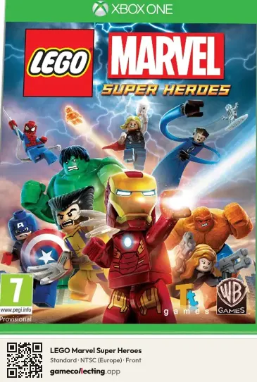 LEGO Marvel Super Heroes Xbox One, Europe box front