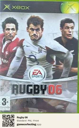 Rugby 06 Xbox, PAL box front