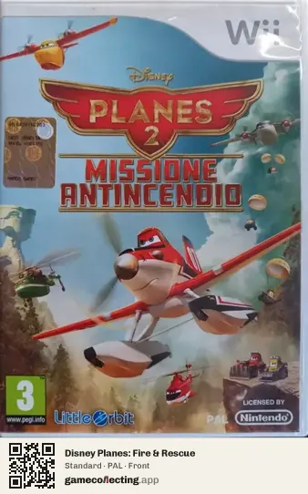Disney Planes: Fire & Rescue Nintendo Wii, PAL box front