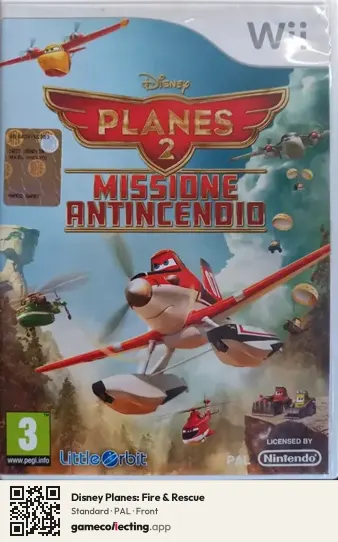 Disney Planes: Fire & Rescue Nintendo Wii, PAL box front