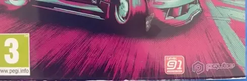 Inertial Drift: Twilight Rivals Edition, the USK square on its front