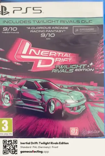 Inertial Drift: Twilight Rivals Edition PlayStation 5, Germany box front