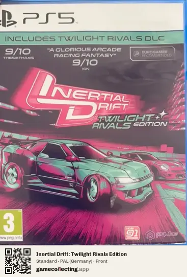 Inertial Drift: Twilight Rivals Edition PlayStation 5, Germany box front