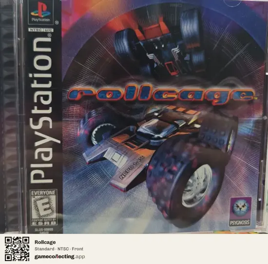 Rollcage PlayStation, NTSC box front