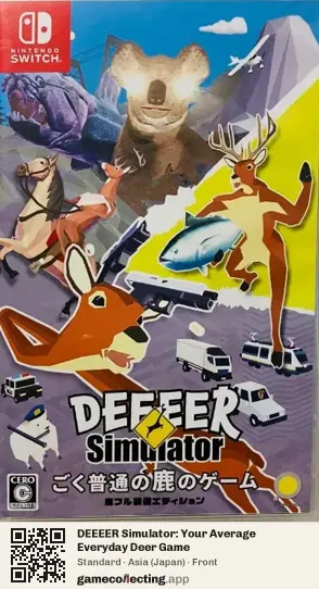 DEEEER Simulator: Your Average Everyday Deer Game Nintendo Switch, Japan box front
