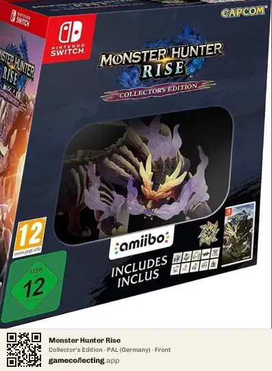 Monster Hunter Rise Nintendo Switch, Germany box front