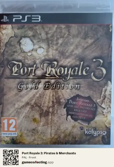 Port Royale 3: Pirates & Merchants PlayStation 3, PAL box front