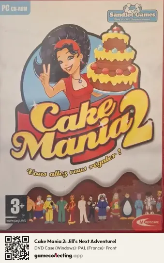 Cake Mania 2: Jill's Next Adventure! Computer, France box front