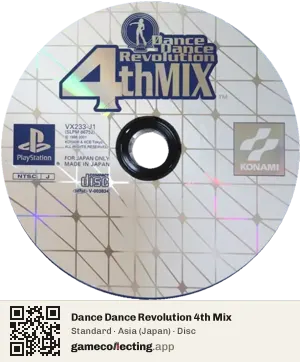 Dance Dance Revolution 4th Mix PlayStation, Asia disc