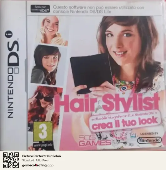 Picture Perfect Hair Salon Nintendo DS, PAL box front