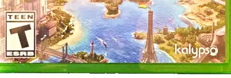Tropico 6, the ESRB box on its front