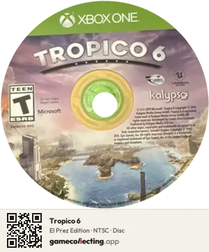 Tropico 6 Xbox One, NTSC disc