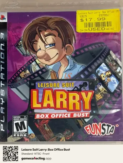 Leisure Suit Larry: Box Office Bust PlayStation 3, NTSC box front