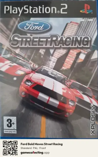 Ford Bold Moves Street Racing PlayStation 2, PAL box front