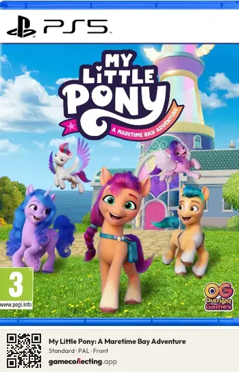 My Little Pony: A Maretime Bay Adventure PlayStation 5, PAL box front