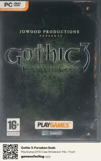 Gothic 3: Forsaken Gods Computer, PAL box front