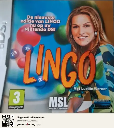 Lingo met Lucille Werner Nintendo DS, PAL box front