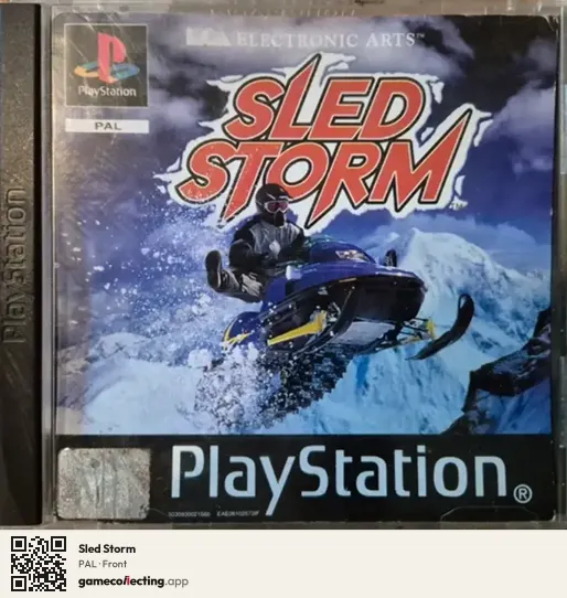 Sled Storm PlayStation, PAL box front