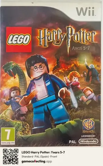 LEGO Harry Potter: Years 5-7 Nintendo Wii, Spain box front