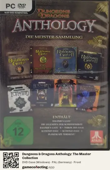 Dungeons & Dragons Anthology: The Master Collection Computer, Germany box front