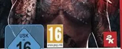 WWE 2K26, the USK square on its front