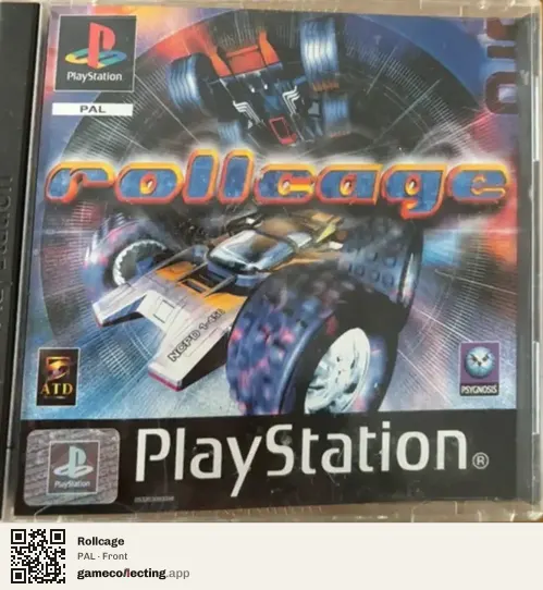 Rollcage PlayStation, PAL box front