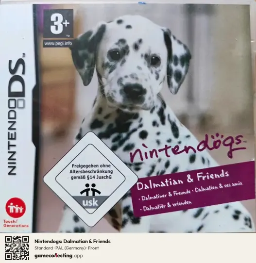 Nintendogs: Dalmatian & Friends Nintendo DS, Germany box front