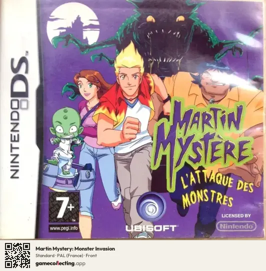 Martin Mystery: Monster Invasion Nintendo DS, France box front