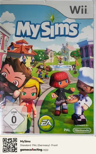 MySims Nintendo Wii, Germany box front