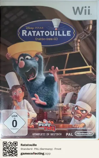 Ratatouille Nintendo Wii, Germany box front