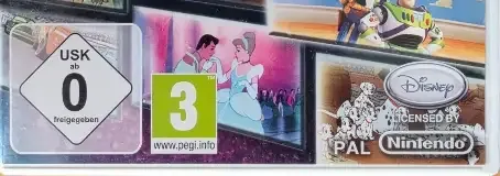 Disney Sing It: Family Hits, the USK square on its front