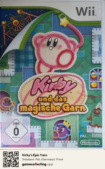 Kirby's Epic Yarn Nintendo Wii, Germany box front